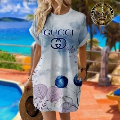 [LIMITED] GUCCI Premium Short Sleeve Pocket Dress 💖 Summer 2024 LUX-ZO-000070DRKTHH