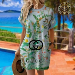 [LIMITED] GUCCI Premium Short Sleeve Pocket Dress 💖 Summer 2024 LUX-ZO-000PSQUEFBZ