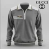 GUCCI Premium Long Sleeve ZIP Polo Shirt 2025 LUX-YVWYB -ROQSRCUG