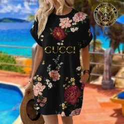 [LIMITED] GUCCI Premium Short Sleeve Pocket Dress 💖 Summer 2024 LUX-ZO-00000CPWF13O