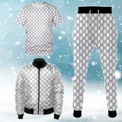 GUCCI Bomber Jacket & Pants Set MRS-BMJ+CK+TX-BP000027