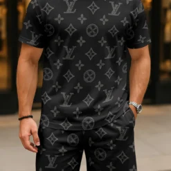 LOUIS VUITTON Limited Edition T-Shirt & Shorts Set  LUX-TX+STK-0BIYSP9Z3