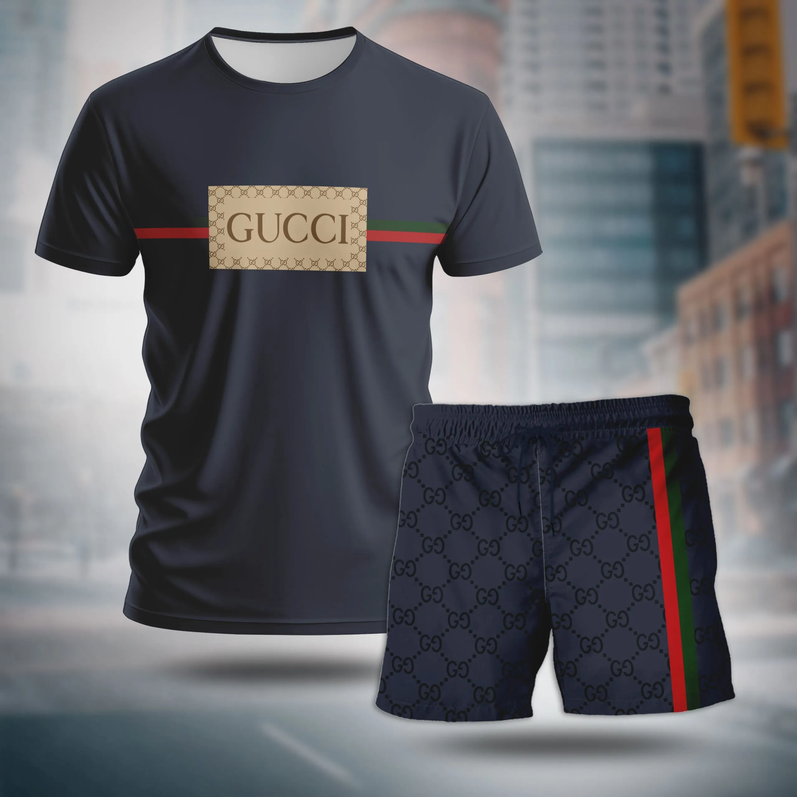 HOT SUMMER 2025 - GUCCI Premium T-Shirt & Short LUX-TX-STK-VS0006ZOZ9VYV