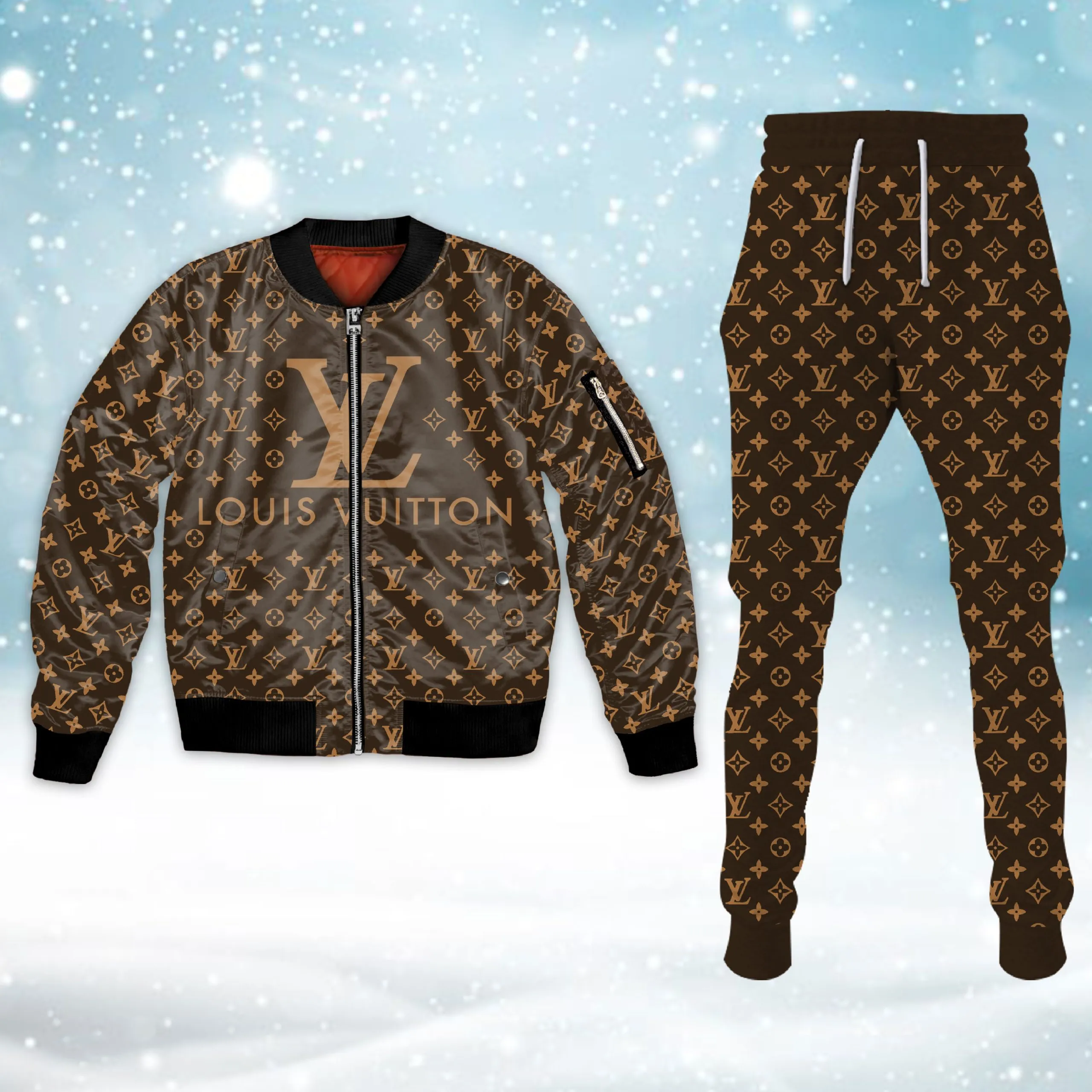 Limited Edition Bomber & Pants Louis Vuitton Set MRS-BMJ+CK-BP000001