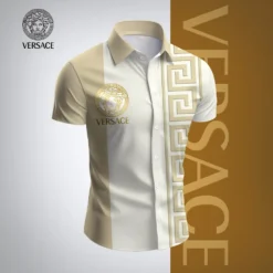VERSACE Premium Short Sleeve Button Shirt LUX-SP-001IHW3OZI2