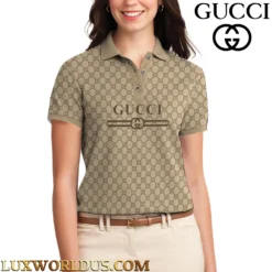GUCCI Limited Edition Women's Polo Shirt LUX-TNPO-00T51UKDEV
