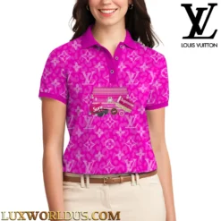 LOUIS VUITTON Limited Edition Women's Polo Shirt LUX-TNPO-007BMBEXKE