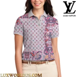 LOUIS VUITTON Limited Edition Women's Polo Shirt LUX-TNPO-00FDUJF81I