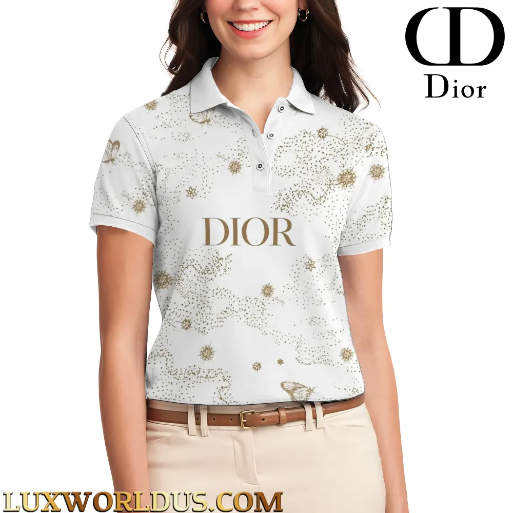 C.DIOR Limited Edition Women's Polo Shirt LUX-TNPO-00FB0RX8KX