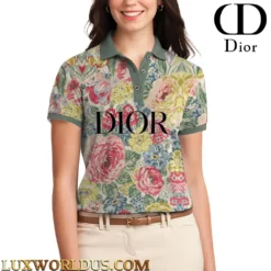 C.DIOR Limited Edition Women's Polo Shirt LUX-TNPO-00JPQEKKEE