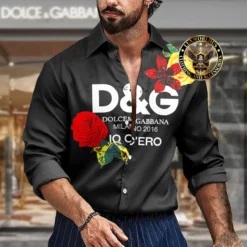 Premium DOLCE & GABBANA Long Sleeve Button Shirt LUX-CCY-LV000D6G0XILX