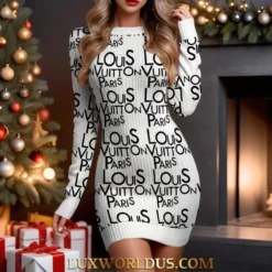 LOUIS VUITTON Luxury Sweater Dress Limited Edition 2025 LUX-MLQ-MJWJUUKE