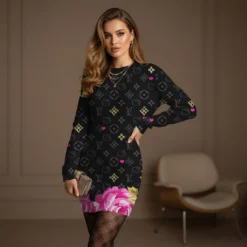 Premium LOUIS VUITTON Sweater Dress LUX-MLQ-NEW1848121