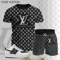 LOUIS VUITTON T-Shirt & Shorts Match AF1 Sneaker Hot 2025 LUX-TX+STK-0CZQIDBYC