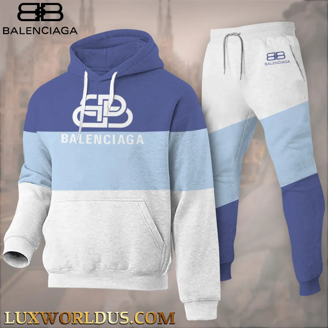 BALENCIAGA Limited Edition HOODIE & PANTS Set 2025 LUX-AF+CK-LTH0XHQU