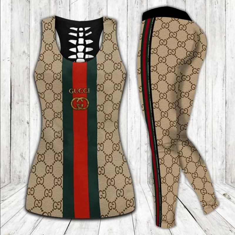 GUCCI Tank Top Leggings Sport Clothing HBX+LGS-00000036