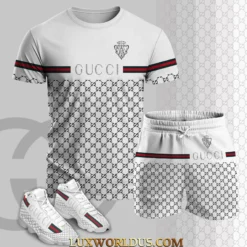 GUCCI Premium T-Shirt & Shorts Match AJ 13 Sneaker Hot Summer 2025 LUX-TX+STK-0VOA1R58P