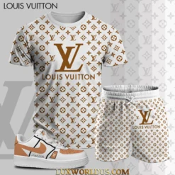 LOUIS VUITTON T-Shirt & Shorts Match AF1 Sneaker Hot 2025 LUX-TX+STK-0CZQIBYHN