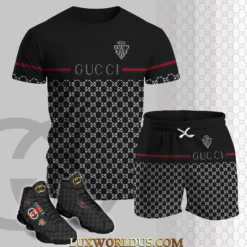 GUCCI Premium T-Shirt & Shorts Match AJ 13 Sneaker Hot Summer 2025 LUX-TX+STK-0R2ATFF9O