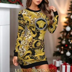 VERSACE Premium SWEATER DRESS Limited Edition 2025 LUX-MLQ-0XWC9LFFX