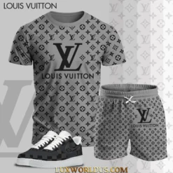 LOUIS VUITTON T-Shirt & Shorts Match AF1 Sneaker Hot 2025 LUX-TX+STK-0CZQIYNBV