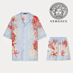 VERSACE Hawaiian Shirt & Short Limited Edition Summer 2025 LUX-CY+STK-0NIRLB3CT