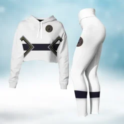 VERSACE Premium Croptop Hoodie and Leggings Set MRS-CRF+DDK-13112317