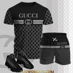 GUCCI Premium T-Shirt & Shorts Match AJ 13 Sneaker Hot Summer 2025 LUX-TX+STK-0NCQAA4DR