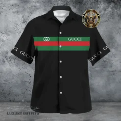 [NEW] Premium GUCCI Short Sleeve Button Shirt - Summer 2024 LUX-0001