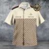 [NEW] Premium GUCCI Short Sleeve Button Shirt - Summer 2024 LUX-0002