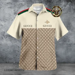[NEW] Premium GUCCI Short Sleeve Button Shirt - Summer 2024 LUX-0002