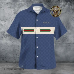 [NEW] Premium GUCCI Short Sleeve Button Shirt - Summer 2024 LUX-0006