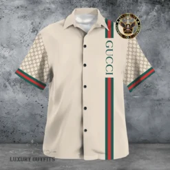 [NEW] Premium GUCCI Short Sleeve Button Shirt - Summer 2024 LUX-0007