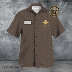 [NEW] Premium GUCCI Short Sleeve Button Shirt - Summer 2024 LUX-0008