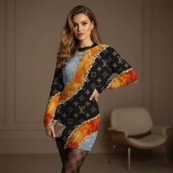 Premium LOUIS VUITTON Sweater Dress LUX-MLQ-NEW1848135