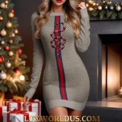 GUCCI Premium SWEATER DRESS Limited Edition 2025 LUX-MLQ-0TGQFOJOP