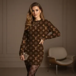 Premium LOUIS VUITTON Sweater Dress LUX-MLQ-NEW1848137