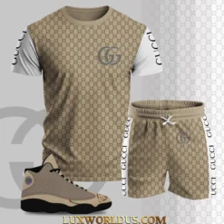 GUCCI Premium T-Shirt & Shorts Match AJ 13 Sneaker Hot Summer 2025 LUX-TX+STK-00PXYC7JQ