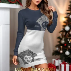 VERSACE Premium SWEATER DRESS Limited Edition 2025 LUX-MLQ-0N9WGBNAY