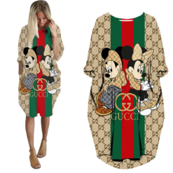 Limited Edition Mickey Mouse Minnie Mouse GUCCI Pocket Dress SHO - ZOW - ACS0001