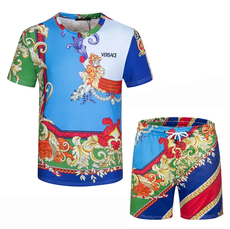 VERSACE Set T-Shirt & Shorts Limited Edition Summer LUX-TX+STK-0SLM1VDEE