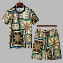 VERSACE Set T-Shirt & Shorts Limited Edition Summer LUX-TX+STK-0XBIK6P4A