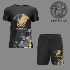 VERSACE Set T-Shirt & Shorts Limited Edition Summer LUX-TX+STK-0GLL1ALLE