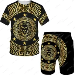 VERSACE Set T-Shirt & Shorts Limited Edition Summer LUX-TX+STK-0RAJQCIMI