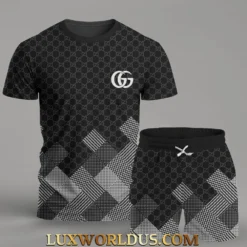Summer  - GUCCI T-Shirt & Shorts Limited Edition LUX-TX+STK-02LPWQ56W