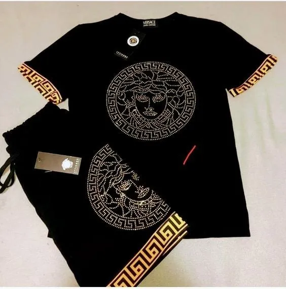 VERSACE Set T-Shirt & Shorts Limited Edition Summer LUX-TX+STK-0U49XYGIJ