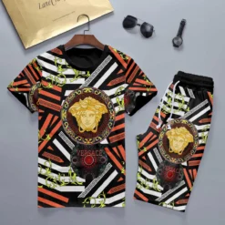 VERSACE Set T-Shirt & Shorts Limited Edition Summer LUX-TX+STK-0MFLS62MP