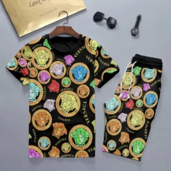 VERSACE Set T-Shirt & Shorts Limited Edition Summer LUX-TX+STK-0HSMZJ9WR