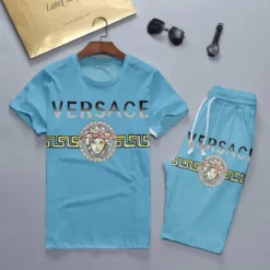 VERSACE Set T-Shirt & Shorts Limited Edition Summer LUX-TX+STK-0AZINJGTO