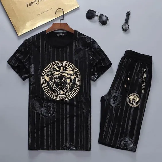 VERSACE Set T-Shirt & Shorts Limited Edition Summer LUX-TX+STK-0UXSPU3V2